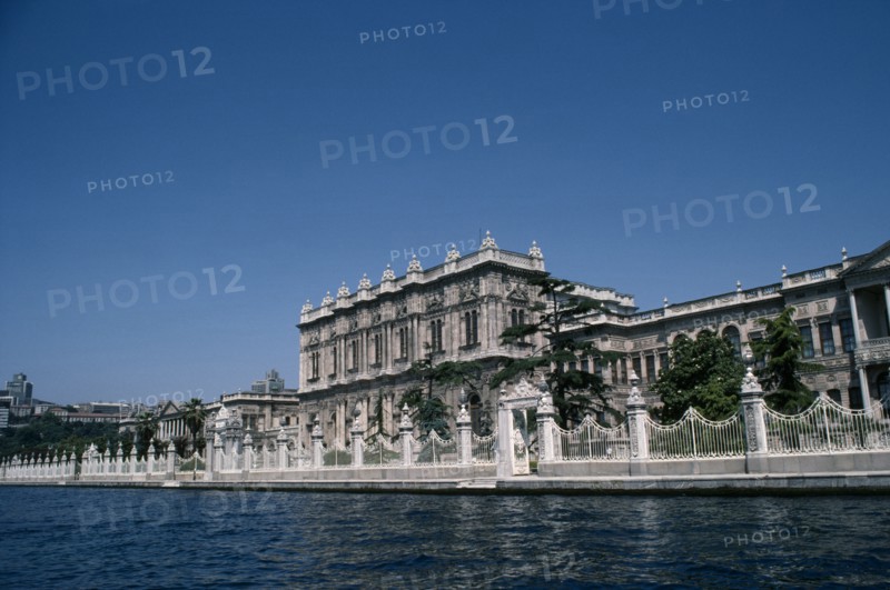 TURKEY, Istanbul, "The Dolmabahce Palace, the first European style palace in Istanbul. It was built by Sultan Abdulmecid between 1842 and 1853."