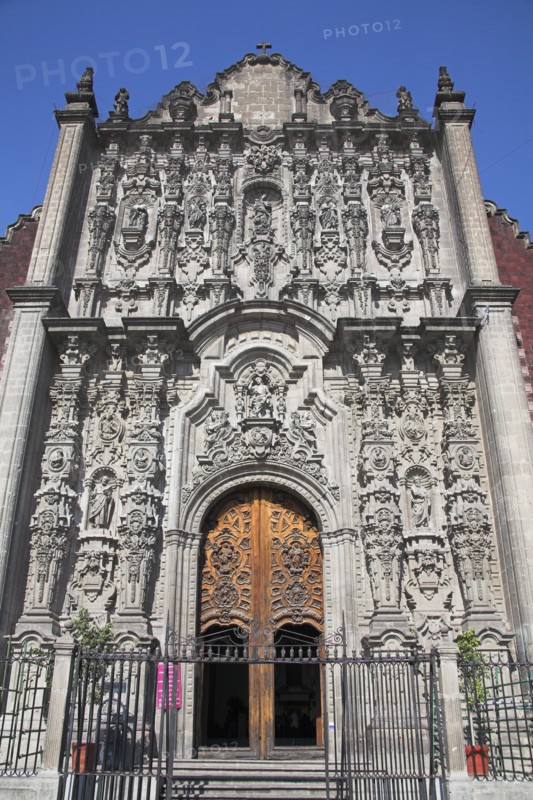 MEXICO, Mexico City, "Sagrario Metropolitano, Chapel attached to Catedral Metropolitana, Zocalo, Plaza de la Constitucion, "