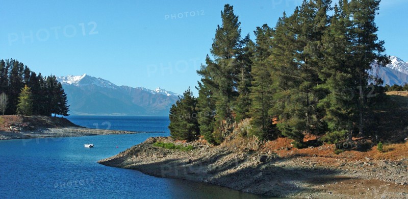 NEW ZEALAND, SOUTH ISLAND, WANAKA, "OTAGO, GENERAL VIEW OF LAKE WANAKA."
