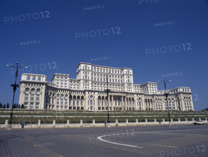 ROMANIA, Bucharest, Palace of the Parliament building exterior