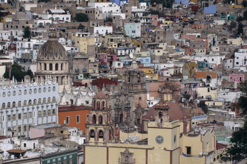 MEXICO, Guanajuato, Cityscape.