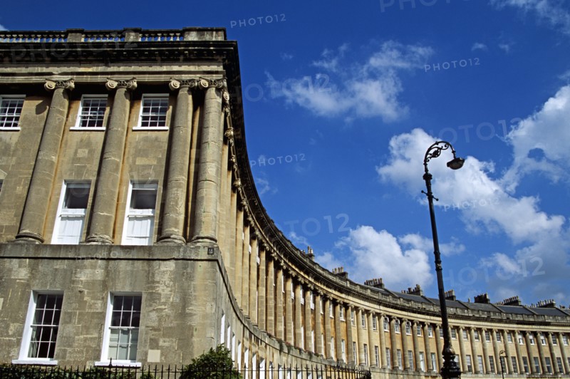ENGLAND, Somerset, Bath, Royal Crescent.