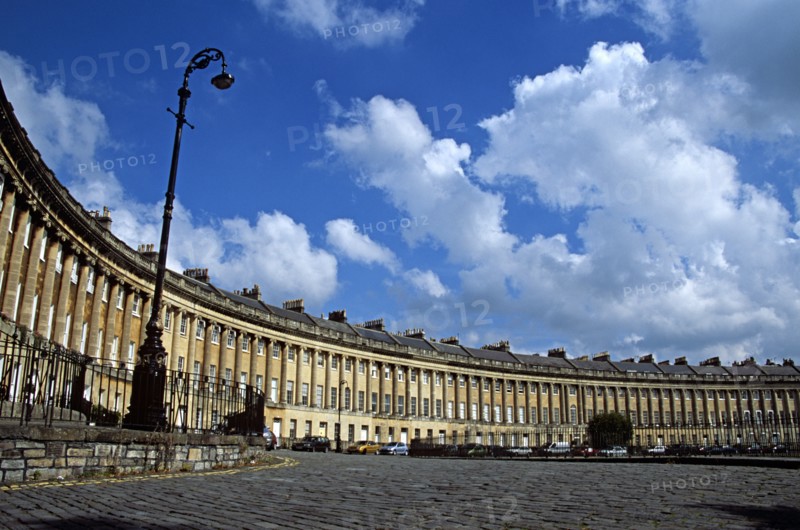 ENGLAND, Somerset, Bath, Royal Crescent.