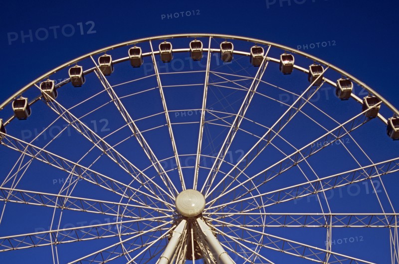 SPAIN, Andalucia, Seville, "The Wheel of Seville, Prado de San Sebastian."