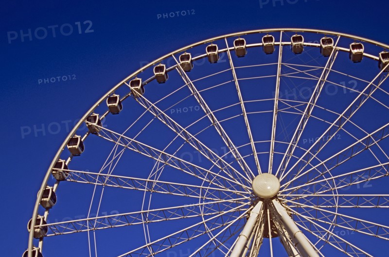 SPAIN, Andalucia, Seville, "The Wheel of Seville, Prado de San Sebastian."