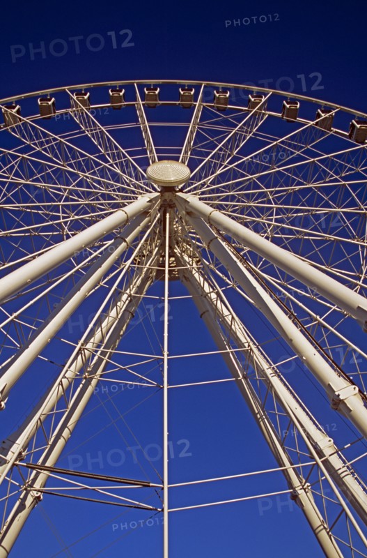 SPAIN, Andalucia, Seville, "The Wheel of Seville, Prado de San Sebastian."