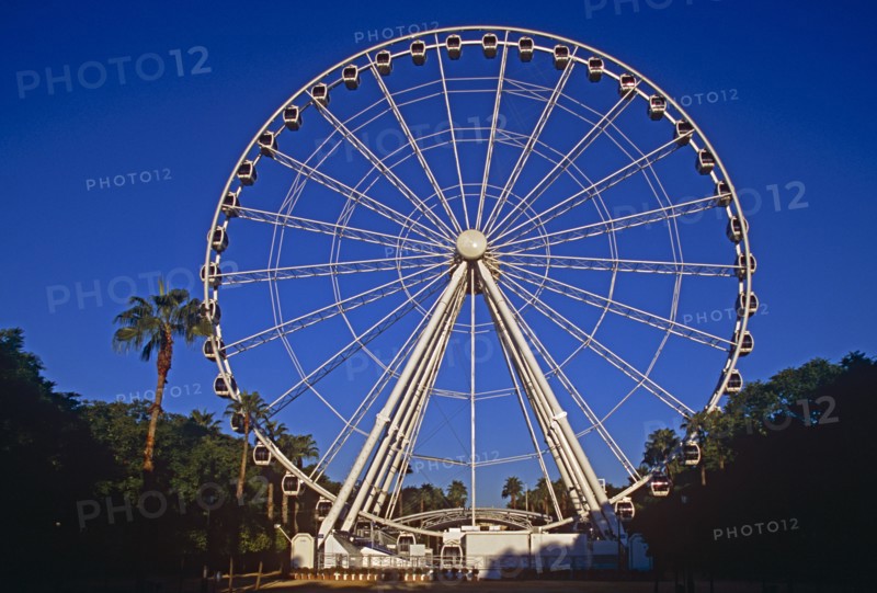 SPAIN, Andalucia, Seville, "The Wheel of Seville, Prado de San Sebastian."