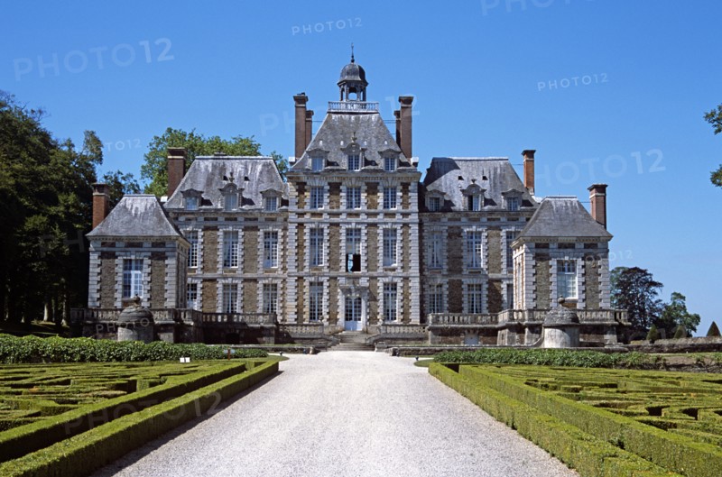 FRANCE, Normandy, Balleroy, "Chateau de Balleroy,  Musee des Ballons. Hot air balloons museum."