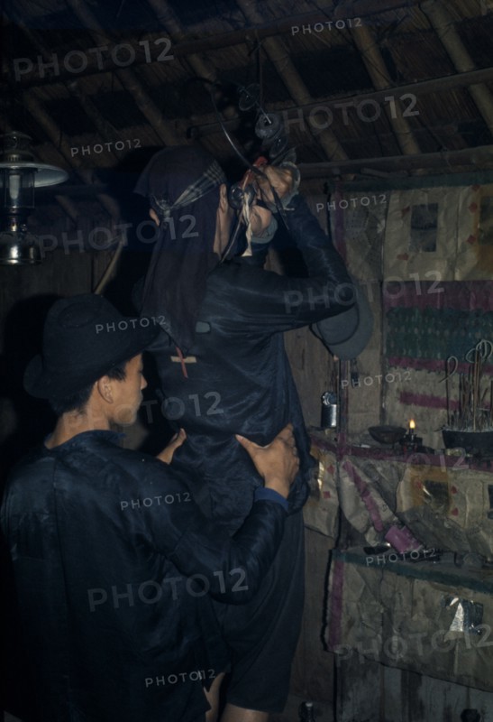 LAOS, Tribal People, Meo Tribe, Meo Shaman named Chu Yao