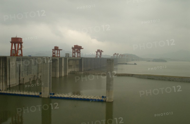CHINA, Hubei , Sandouping, The Three Gorges Dam at Sandouping