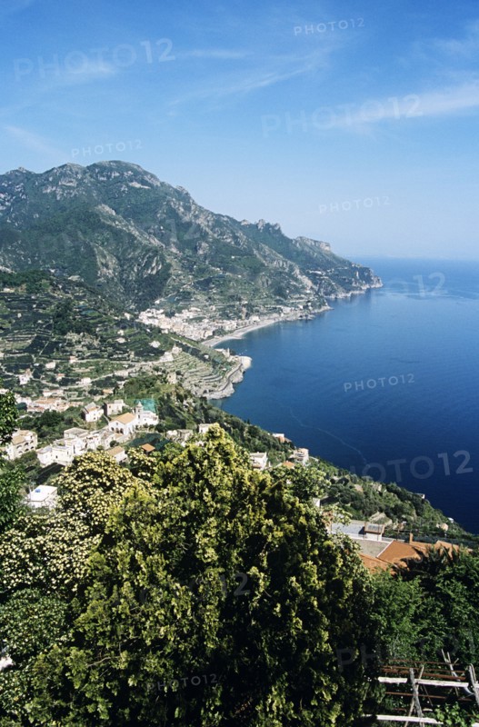 ITALY, Amalfi Coast, Ravello, "View of Amalfi Coastline, from Villa Rufolo"