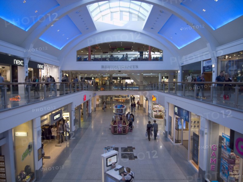 ENGLAND, East Sussex, Brighton, Churchill Square shopping centre interior.