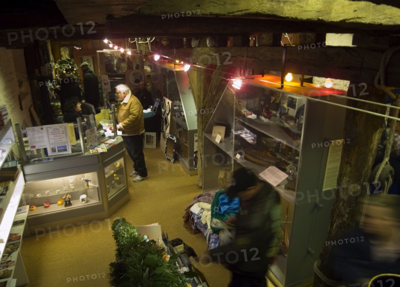 ENGLAND, West Sussex, Shoreham-by-Sea, Interior of the Marlipins museum in the High street.