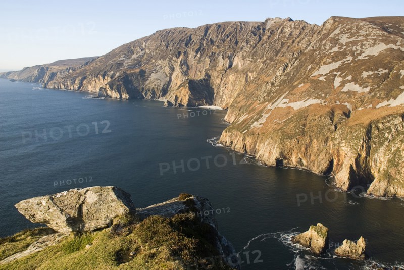 20093548 IRELAND Donegal Slieve League General vista of famous sea cliffs