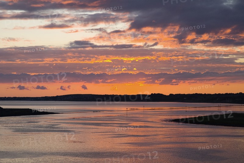 20093588 IRELAND Sligo Sligo  Sligo Bay at sunset from outskirts of Sligo town