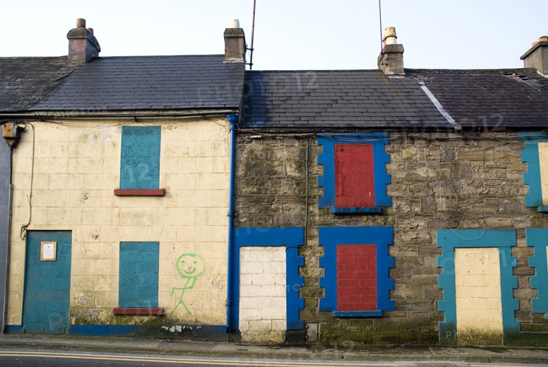 20093594 IRELAND Sligo Sligo  Urban decay. Derelict abandoned house in centre of Sligo