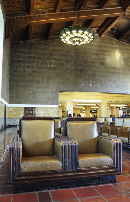 USA, California, Los Angeles, "Waiting hall, Union station"