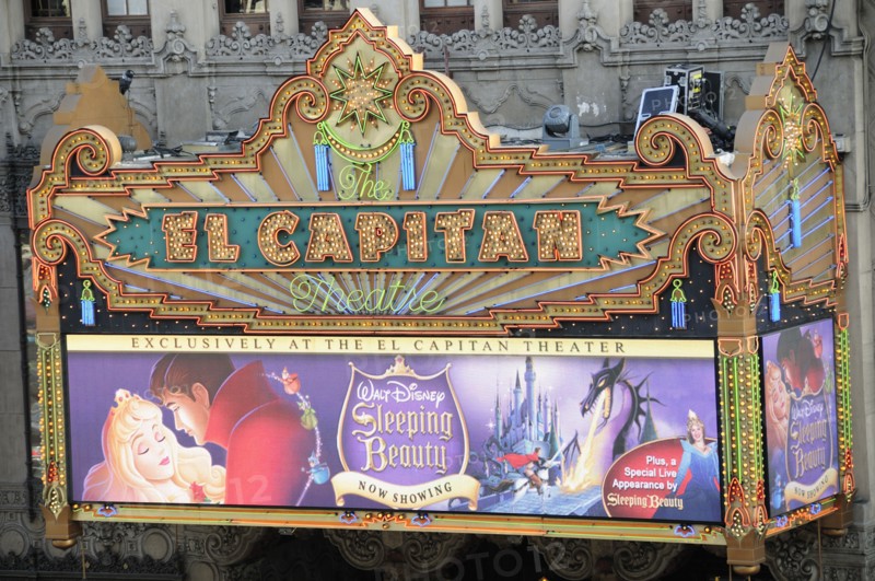 USA, California, Los Angeles, "El Capitan Theatre, Hollywood"