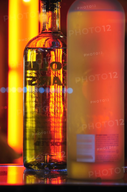 USA, California, Los Angeles, Cocktail bottles