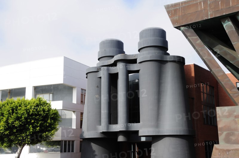 USA, California, Los Angeles, "Chiat Day building, Main Street, Santa Monica. Chiat/Day. Designed by Frank Gehry."