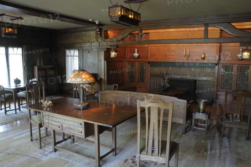 USA, California, Los Angeles, "Living Room, The Gamble House, Pasadena"