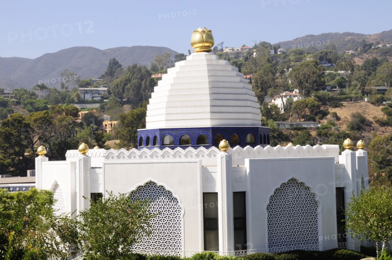 USA, California, Los Angeles, "Pacific Palisade, Self Realization Shrine."