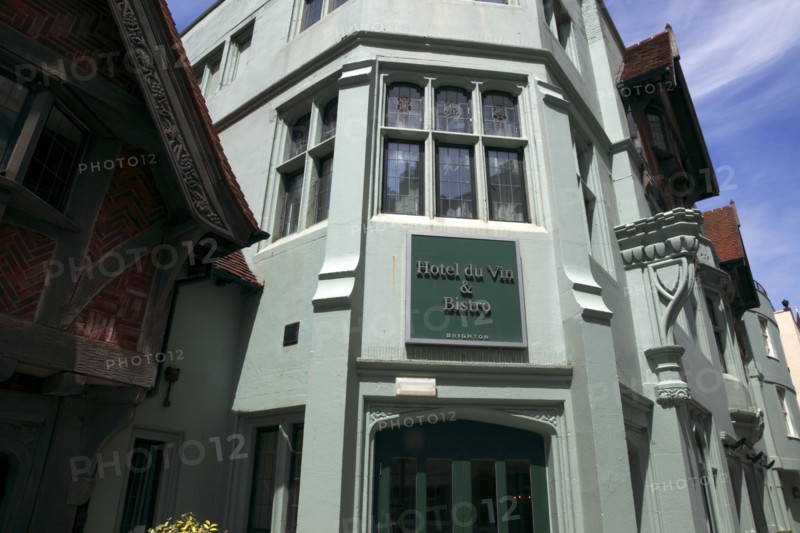 ENGLAND, East Sussex, Brighton, "Ship Street, Hotel du Vin."