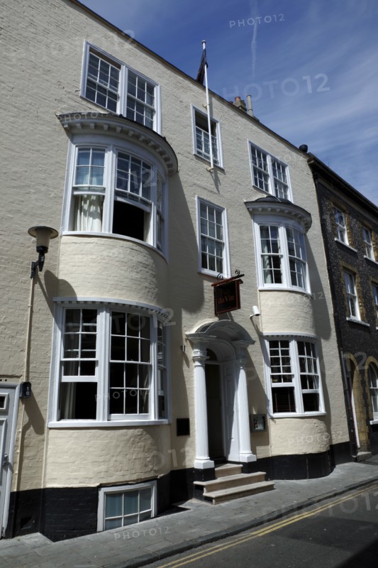 ENGLAND, East Sussex, Brighton, "Ship Street, Bistro du Vin exterior."