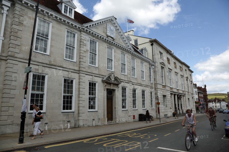 ENGLAND, East Sussex, Lewes, "High Street, Crown Court Building."