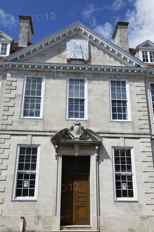 ENGLAND, East Sussex, Lewes, "High Street, Crown Court Building."