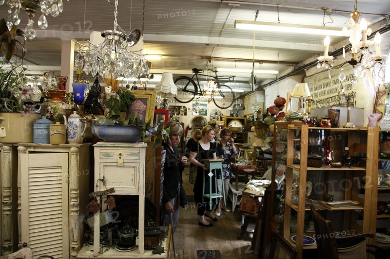ENGLAND, East Sussex, Lewes, "North Street, Flea Market antigues and second hand goods shop."