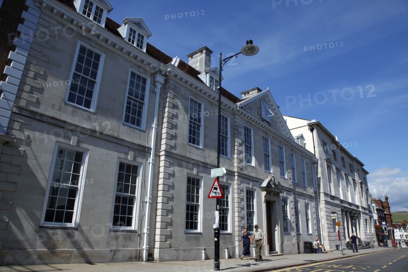 ENGLAND, East Sussex, Lewes, "High Street, Crown Court Building."