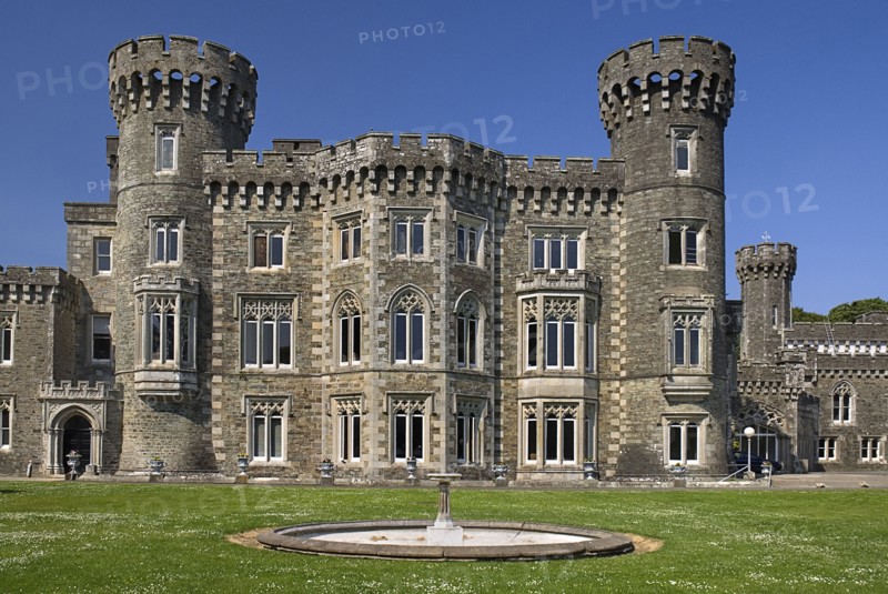 IRELAND, County Wexford, Johnstown Castle, 19th century castellated house  Former home of the Fitzgerald and Esmonde families.