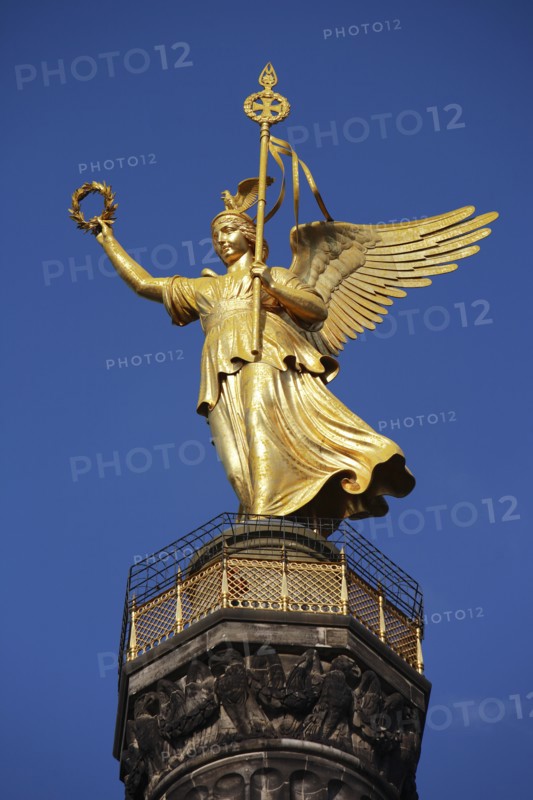 German, Berlin, Tiergarten, Victory Column.