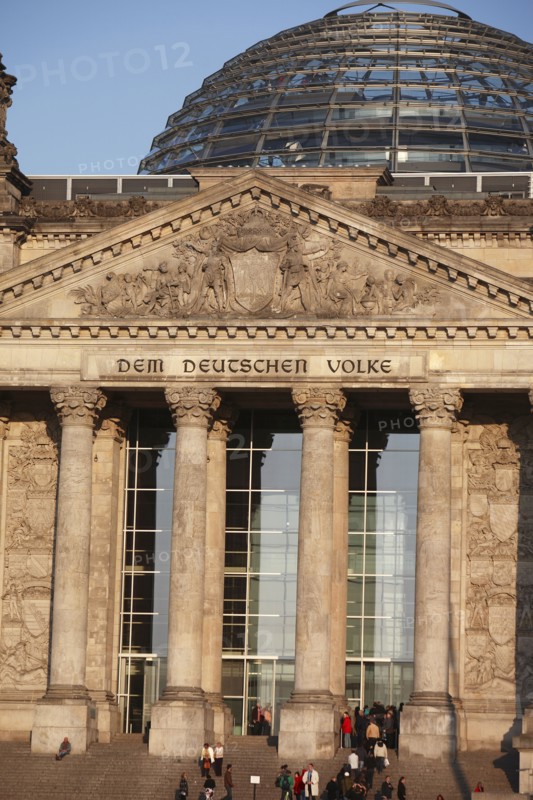 Germany, Berlin, the Reichstag building.