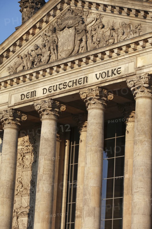 Germany, Berlin, the Reichstag building.