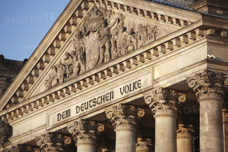 Germany, Berlin, the Reichstag building.