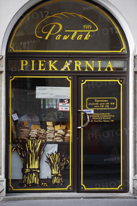 Poland, Krakow, Piekarnia Traditional Bakery.