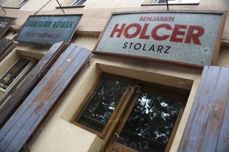 Poland, Krakow, old Jewish shops no longer open in the Kazimierz district, the Jewish Quarter of the city.