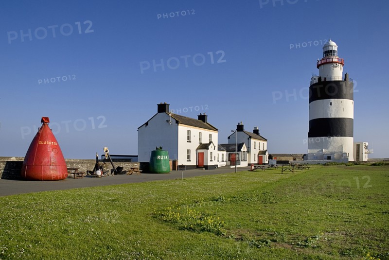 IRELAND, County Wexford, Hook Head Lighthouse, General view of lighthouse and assorted buildings.