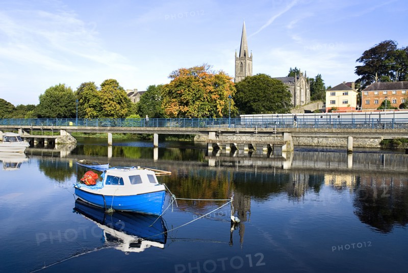 IRELAND, County Sligo, Sligo town, River Garavogue.