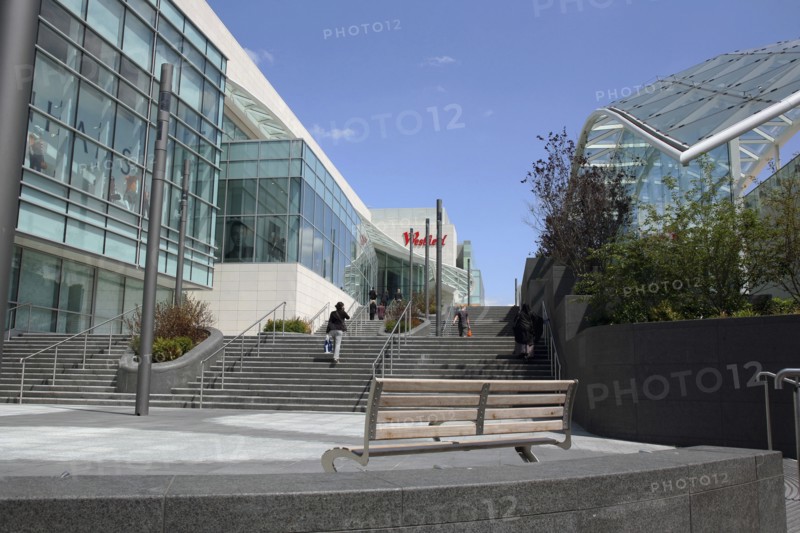 ENGLAND, London, Shepherds Bush, View of Westfield shopping mall entrance.