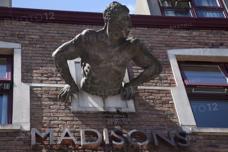 Ireland, North, Belfast, Exterior of Madisons Hotel, restaurant and bar in Botanic Avenue.