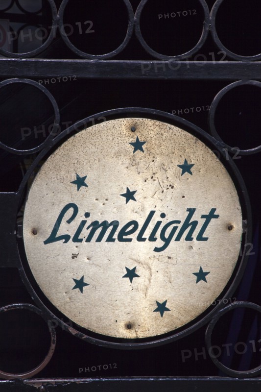 Ireland, North, Belfast, Ormeau Avenue, Sign for the Limelight live music venue and niteclub.