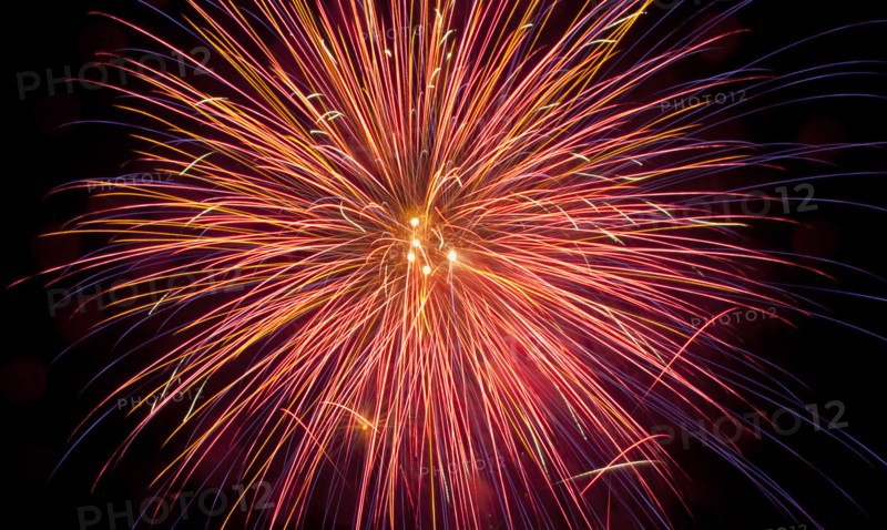 Colourful display of Pyrotechnics Shoreham Beach West Sussex England. England English UK United Kingdom GB Great Britain British Europe European Festival Festivals Guy Fawkes November Firework Display Fireworks Pyrotechnic Pyrotechnics Pyrotechnical Color Colour Coloured Colored Colourful Colorful Pattern Sky Black Red Yellow Orange