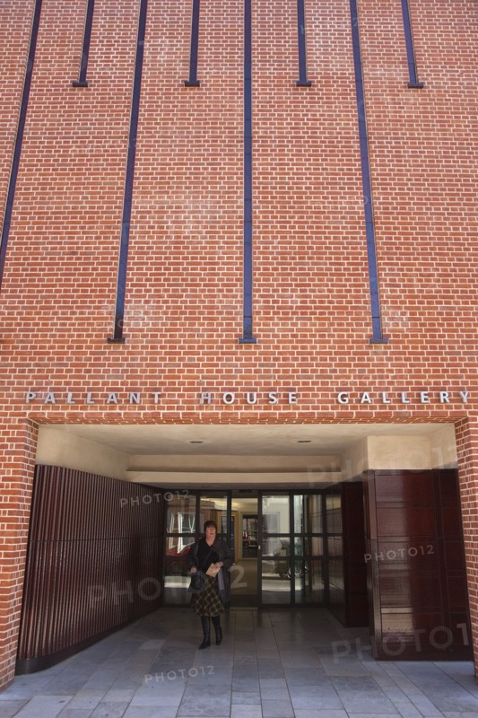 Chichester, West Sussex, England. Pallant House Art Gallery exterior of the modern wing. England English UK United Kingdom GB Great Britain British West Sussex County Chichester Pallant House Art Arts Gallery Architecture Exterior Facade Modern New