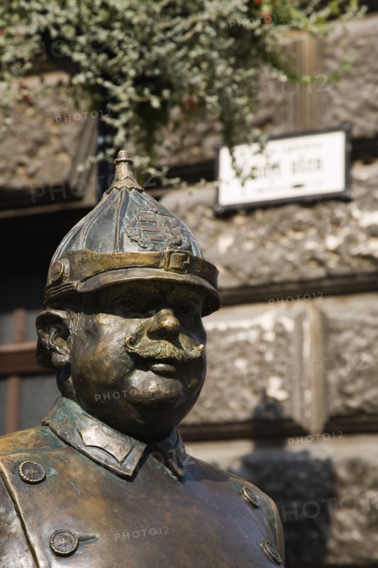 Budapest, Pest County, Hungary. Detail of Austro Hungarian era military figure in bronze. Hungary Hungarian Europe European East Eastern Buda Pest Budapest City Art Statue Bronze Metal Figure Man Male Soldier Military Austro Destination Destinations Eastern Europe Male Men Guy