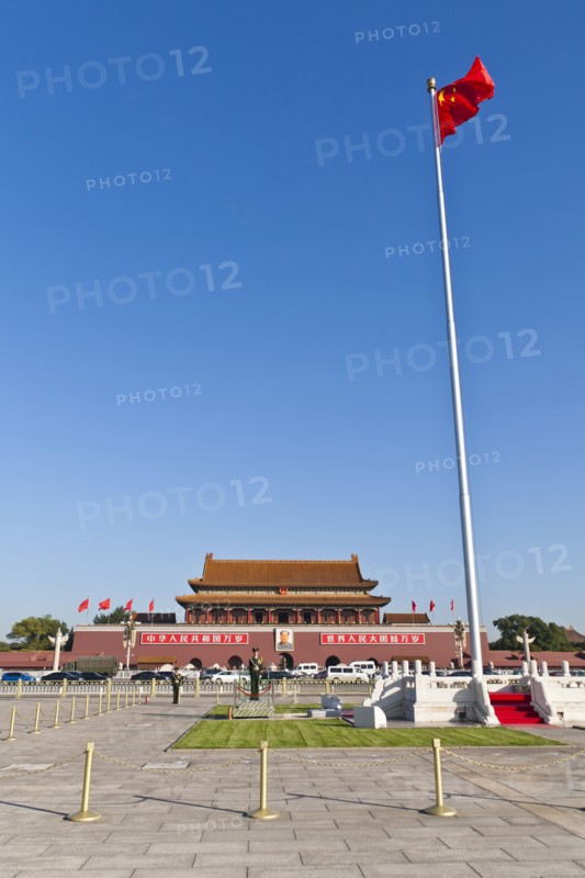 Tiananmen Square The Tiananmen also known as Gate of Heavenly Peace.. Photo: Mel Longhurst
