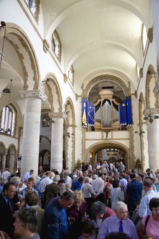 The Anglican Cathedral Church of St Thomas of Canterbury with a reception in the nave after the Readers Admission Service by the Bishop to license Readers. Photo: Paul Seheult