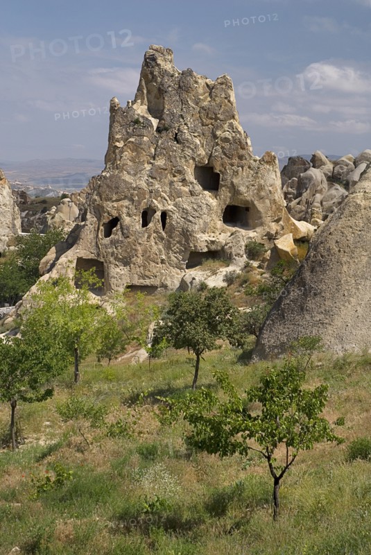 Open Air Museum. The Nuns Convent or Nunnery carved from outcrop of rock is seven storeys high and once housed as many as three hundred nuns. Photo: Hugh Rooney